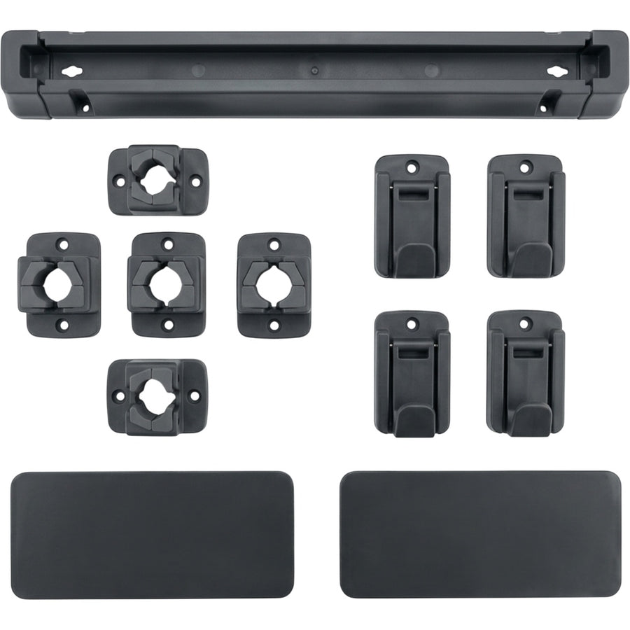 Vyrno Adhesive Modular Tool Holder 40 cm 3 Grips 4 Hooks Charcoal